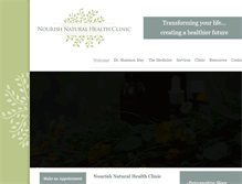 Tablet Screenshot of nourishnaturalhealth.org